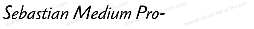 Sebastian Medium Pro字体转换